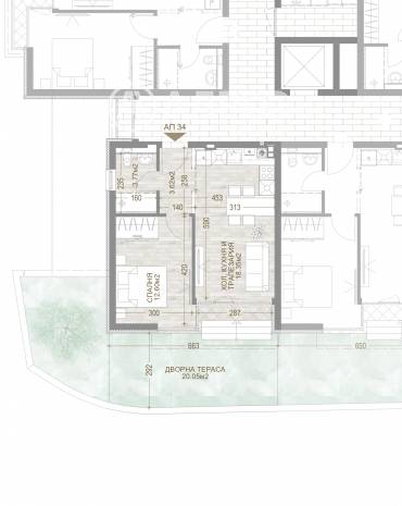 Двустаен апартамент, София, Манастирски ливади - изток, 655796, Снимка 1