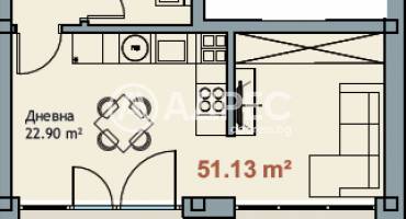 Едностаен апартамент, Варна, к.к. Чайка, 661796, Снимка 4