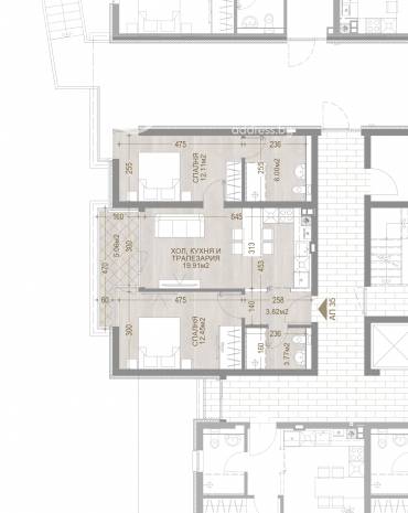 Тристаен апартамент, София, Манастирски ливади - изток, 655797, Снимка 1