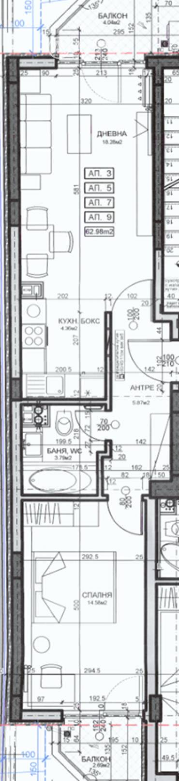 Двустаен апартамент, София, Център, 641798, Снимка 1