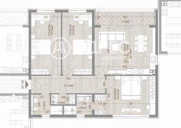Многостаен апартамент, София, Манастирски ливади - изток, 655798, Снимка 1