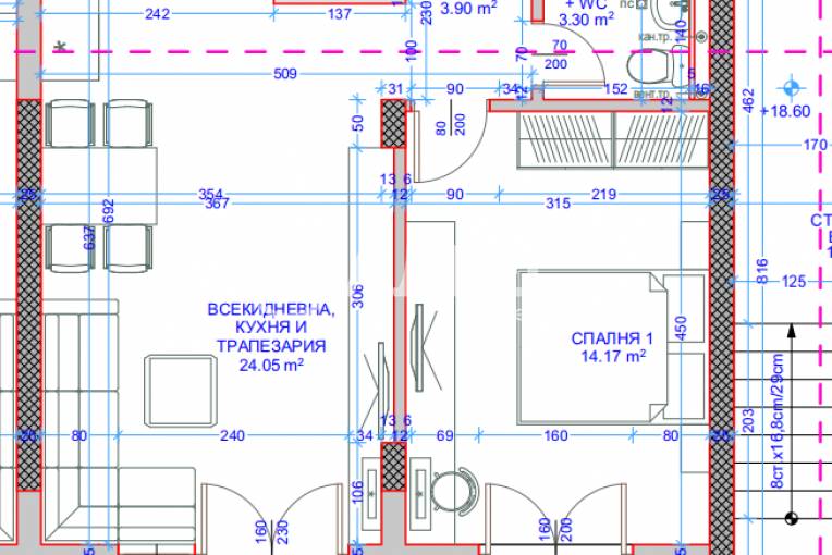 Двустаен апартамент, Варна, Аспарухово, 686798, Снимка 2