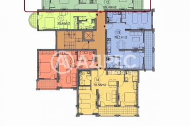 Двустаен апартамент, Слънчев бряг, 623800, Снимка 1