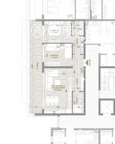 Тристаен апартамент, София, Манастирски ливади - изток, 655802, Снимка 1