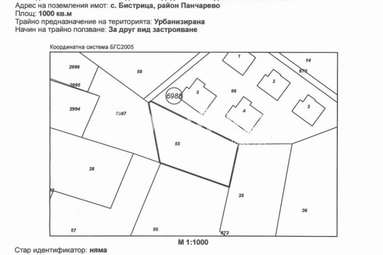 Парцел/Терен, София, Бистрица, 652803, Снимка 1