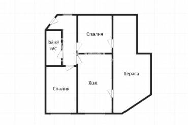 Тристаен апартамент, Китен, 636804, Снимка 1