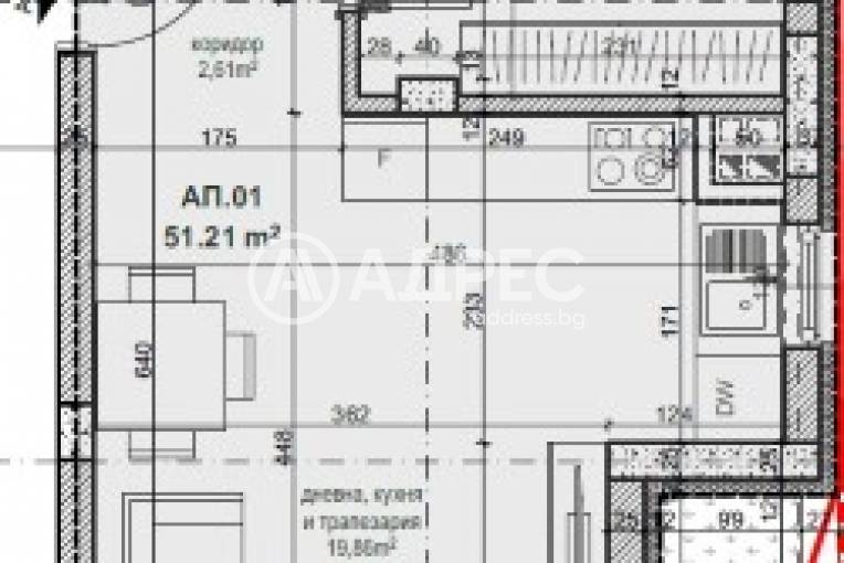 Двустаен апартамент, Варна, Галата, 687804, Снимка 2