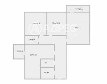 Тристаен апартамент, Варна, Кайсиева градина, 700805, Снимка 1