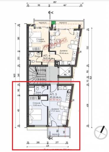 Двустаен апартамент, Созопол, местност Месаря, 635806, Снимка 1