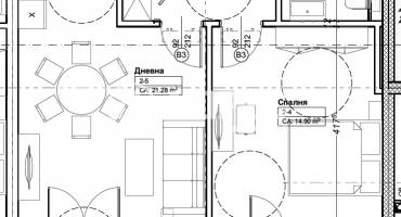 Двустаен апартамент, София, Оборище, 652806, Снимка 2
