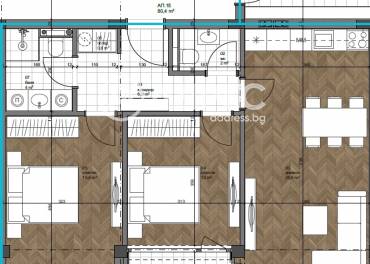 Тристаен апартамент, Варна, к.к. Св.Св. Константин и Елена, 657806, Снимка 1