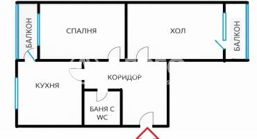 Двустаен апартамент, София, Люлин 2, 683807, Снимка 4