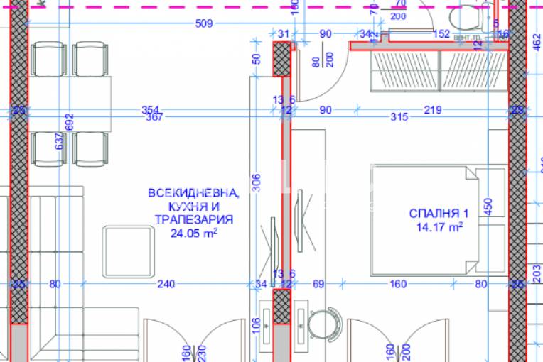 Двустаен апартамент, Варна, Аспарухово, 686807, Снимка 2
