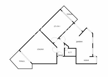 Тристаен апартамент, Варна, Погребите, 667809, Снимка 1