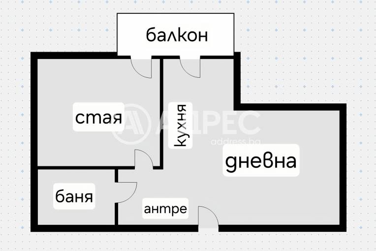 Двустаен апартамент, София, Манастирски ливади - запад, 680810, Снимка 4
