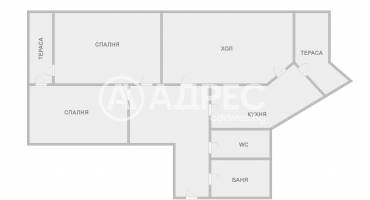 Тристаен апартамент, Варна, Лятно кино Тракия, 687810, Снимка 13