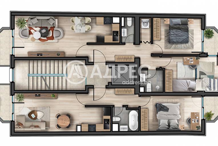 Двустаен апартамент, София, Център, 677812, Снимка 4