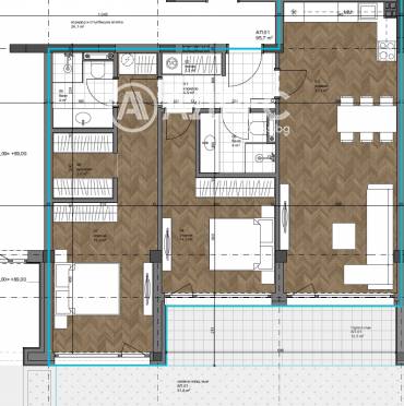 Тристаен апартамент, Варна, к.к. Св.Св. Константин и Елена, 657817, Снимка 1