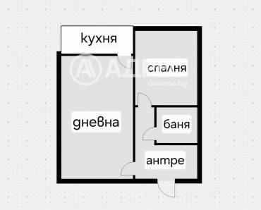 Двустаен апартамент, София, Дружба 2, 694818, Снимка 1