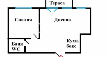 Двустаен апартамент, София, Витоша, 663821, Снимка 4