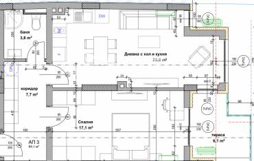 Двустаен апартамент, София, Банишора, 623822, Снимка 1