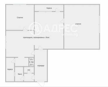 Тристаен апартамент, Стара Загора, Център, 669825, Снимка 1