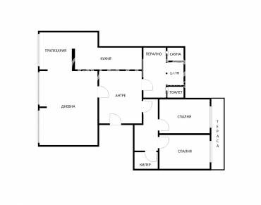 Многостаен апартамент, Варна, м-ст Ален Мак, 683825, Снимка 1