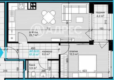 Двустаен апартамент, Варна, Аспарухово, 672830, Снимка 1