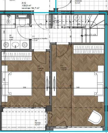 Тристаен апартамент, Варна, к.к. Св.Св. Константин и Елена, 657831, Снимка 1