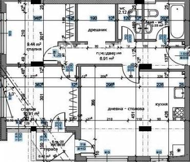 Тристаен апартамент, Стара Загора, Три чучура-север, 680831, Снимка 1