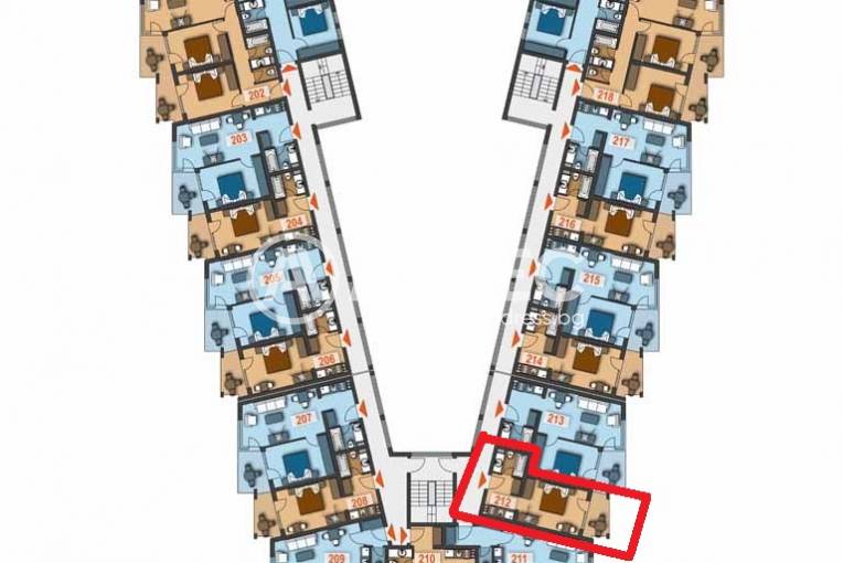 Едностаен апартамент, Свети Влас, 669832, Снимка 2