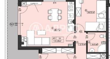 Тристаен апартамент, София, Манастирски ливади - запад, 636833, Снимка 1