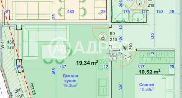 Двустаен апартамент, Варна, Възраждане 1, 642833, Снимка 5