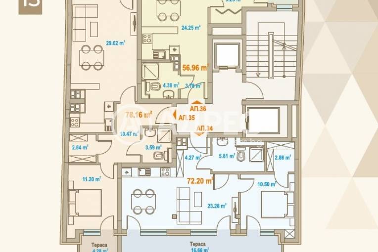 Двустаен апартамент, София, Център, 676833, Снимка 5