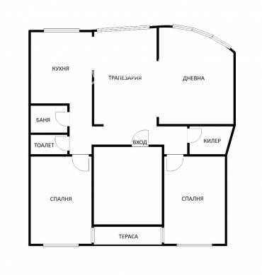 Тристаен апартамент, Варна, Операта, 674835, Снимка 1