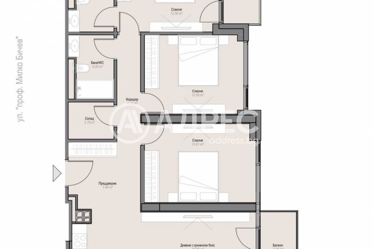 Многостаен апартамент, София, Оборище, 675836, Снимка 1