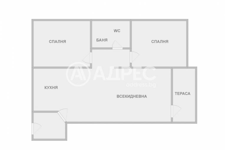 Тристаен апартамент, Варна, к.к. Чайка, 659837, Снимка 15