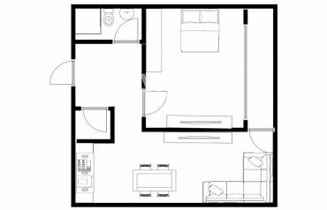 Двустаен апартамент, София, 669839, Снимка 1