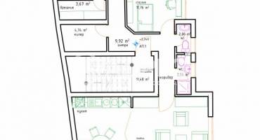 Многостаен апартамент, Благоевград, Баларбаши, 637840, Снимка 11