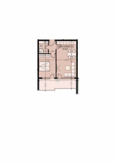 Двустаен апартамент, София, Манастирски ливади - изток, 656842, Снимка 1