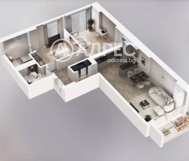 Тристаен апартамент, София, Лозенец, 660844, Снимка 1