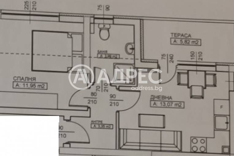 Двустаен апартамент, Благоевград, Еленово, 651845, Снимка 2
