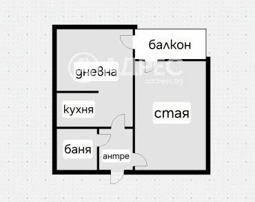 Двустаен апартамент, София, Връбница 2, 667846, Снимка 1