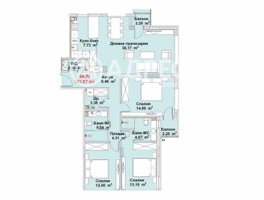 Многостаен апартамент, София, Бояна, 639850, Снимка 1