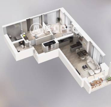 Тристаен апартамент, София, Лозенец, 660850, Снимка 1