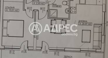 Двустаен апартамент, Благоевград, Еленово, 651851, Снимка 2