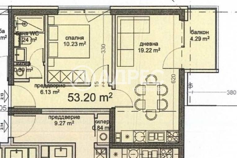 Двустаен апартамент, Варна, Владислав Варненчик, 682856, Снимка 2