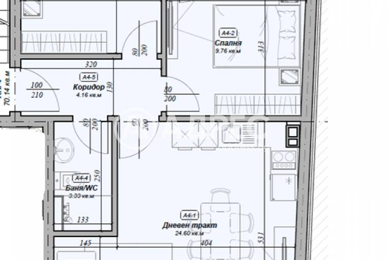Тристаен апартамент, Варна, Погребите, 683856, Снимка 3
