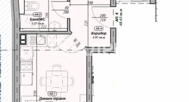 Двустаен апартамент, Варна, Погребите, 683857, Снимка 2