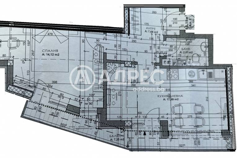Двустаен апартамент, София, Левски, 691857, Снимка 4